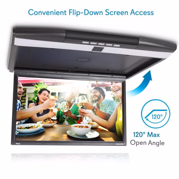 Car Flip Down Monitor With Mp5, Pyle, Mfr#: PLRV1725